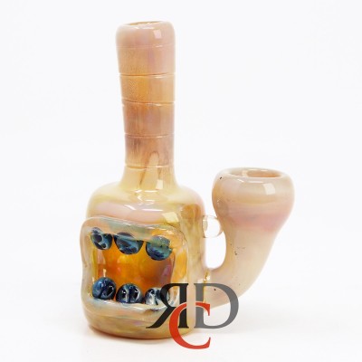 GLASS PIPE CRAZY FACE STANDUP GP8077 1CT